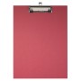 Porte-bloc papier enduit A4 rouge