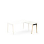 ROBIN RETOUR RECT L80 P60 S/1 P.ARCHE HETRE/METAL PLT SANS PRE-PERCAGE OBT    dé