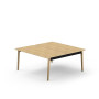ROBIN 2T BENCH DEP L160 P165PRE-PERCE OBT PIEDS EXTREM.ARCHE HETRE/METAL P1650 R