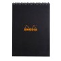 Bloc RI Rhodia Classic BLACK 21x29,7cm 80 f Q.5x5 microperf. 80g