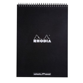 Bloc RI Rhodia Classic BLACK 21x29,7cm 80f dot microperf. 80g