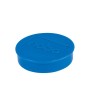 Aimants ronds en plastique 38 mm pour tableau blanc Nobo, Lot de 4, Bleu