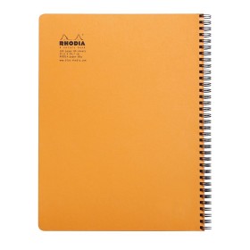 4colorsbook Rhodia Classic RI O&B 22,5x29,7cm 160p Q.5X5+C détach. perfo 4t. 80g