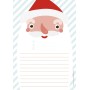 Set de correspondance Noël, 6 feuilles A5 90g + 6 enveloppes C6 + stickers (réac