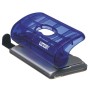 Mini-perforateur de bureau en plastique FC5 Rapid, Transparent Bleu