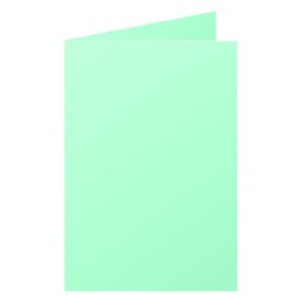 Paquet de 25 cartes pliée Pollen 110x155 vert jade 210g
