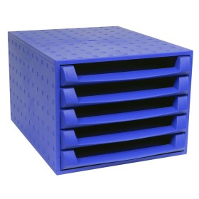 THE BOX 5 tiroirs ouv. FOREVER bleu coba