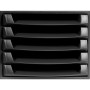 THE BOX 5 tiroirs ouvert ECOBlack noir