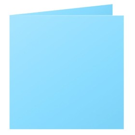 Paquet de 25 cartes pliée Pollen 160x160 bleu lavande