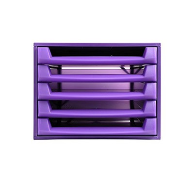 THE BOX ouvert violet/violet translucide