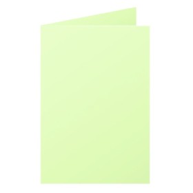 Paquet de 25 cartes pliée Pollen 110x155 vert bourgeon