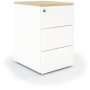 CAISSON HB METAL 3T P.60 L.43,2 H.73,5 CM DONT 1 DS TOP MELAMINE SO RI