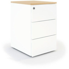 CAISSON HB METAL 3T P.60 L.43,2 H.73,5 CM DONT 1 DS TOP MELAMINE SO RI