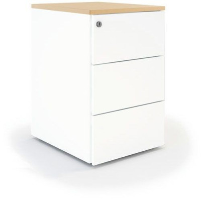 CAISSON HB METAL 3T P.60 L.43,2 H.73,5 CM DONT 1 DS TOP MELAMINE SO RI