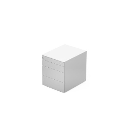CAISSON MOB METAL 3T PLT L.42P.53,3 H.50,5 CM AVEC TIRETTE PLUMIER SO