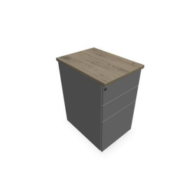 CAISSON HB METAL 3T P.60 L.43,2 H.73,5 CM DONT 1 DS TOP MELAMINESB R3