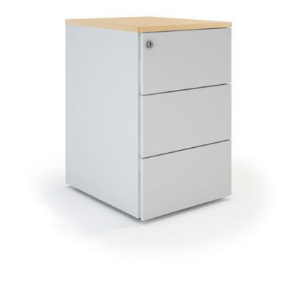 CAISSON HB METAL 3T P.60 L.43,2 H.73,5 CM DONT 1 DS TOP MELAMINE SB RI