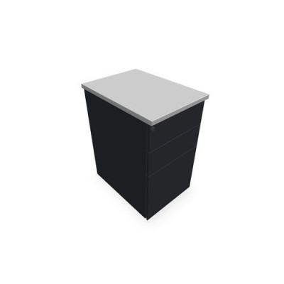 CAISSON HB METAL 3T P.60 L.43,2 H.73,5 CM DONT 1 DS TOP MELAMINE SC MG