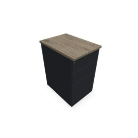 CAISSON HB METAL 3T P.60 L.43,2 H.73,5 CM DONT 1 DS TOP MELAMINESC R3