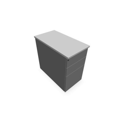 CAISSON HB METAL 3T P.80 L.43,2 H.73,5 CM DONT 1 DS TOP MELAMINE SB MG