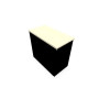 CAISSON HB METAL 4T PLT P80 L43,2 H73,5 CM TOP MELAMINE SG MA