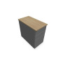 CAISSON HB METAL 3T P.80 L.43,2 H.73,5 CM DONT 1 DS TOP MELAMINE SB RI