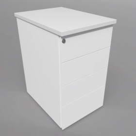 CAISSON HB METAL 4T PLT P80 L43,2 H73,5 CM TOP MELAMINE SO MG