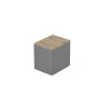 CAISSON MOB METAL 3T PLT L.42,3P.53,5 H.52,4 CM TOP MELAMINESB R3