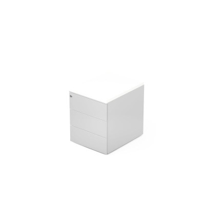 CAISSON MOB METAL 3T PLT L.42,3P.53,5 H.52,4 CM TOP MELAMINE SO MG