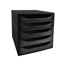 ECOBOX Caisson 5 tiroirs Office noir