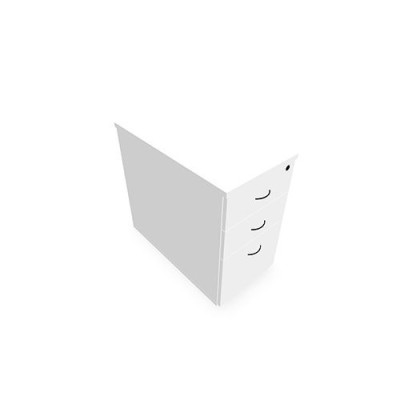 CAISSON HB MELA ECO P.80 L42 H73,5 CM 3 TIROIRS DONT 1 DS MG SG