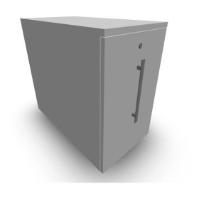 GUSTAVE CAISSON INDIVIDUEL H73,5 L43,2 P80 CM MELAMINE - CORPS  TOP  PORTE MG MG