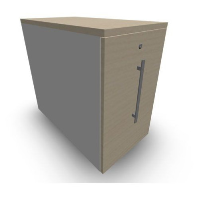 GUSTAVE CAISSON INDIVIDUEL H73,5 L43,2 P80 CM MELAMINE - CORPS TOP PORTE MG MA M