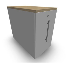 GUSTAVE CAISSON INDIVIDUEL H73,5 L43,2 P80 CM MELAMINE - CORPS  TOP  PORTE MG RI