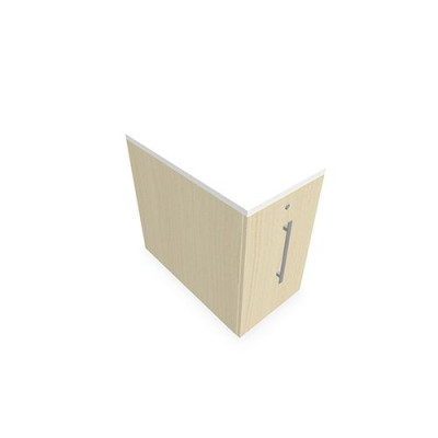 GUSTAVE CAISSON INDIVIDUEL H73,5 L43,2 P80 CM MELAMINE - CORPS  TOP  PORTE MA MG