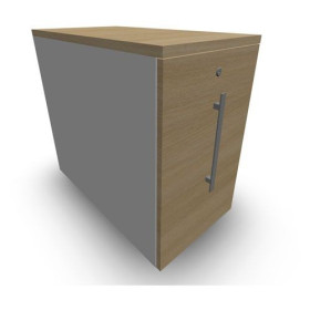 GUSTAVE CAISSON INDIVIDUEL H73,5 L43,2 P80 CM MELAMINE - CORPS TOP PORTE MG RI R