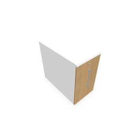 GUSTAVE CAISSON INDIVIDUEL H73,5 L43,2 P80 CM MELAMINE - CORPS TOP PORTE MG MG R