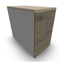 GUSTAVE CAISSON INDIVIDUEL H73,5 L43,2 P80 CM MELAMINE - CORPS TOP PORTE MG MA R
