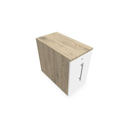 GUSTAVE CAISSON INDIVIDUEL H73,5 L43,2 P80 CM MELAMINE - CORPS TOP PORTE R3 R3 M