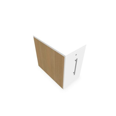 GUSTAVE CAISSON INDIVIDUEL H73,5 L43,2 P80 CM MELAMINE - CORPS TOP PORTE RI MG M