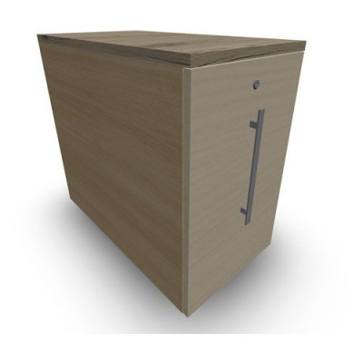 GUSTAVE CAISSON INDIVIDUEL H73,5 L43,2 P80 CM MELAMINE - CORPS TOP PORTE RI R3 M