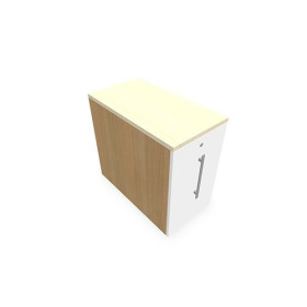 GUSTAVE CAISSON INDIVIDUEL H73,5 L43,2 P80 CM MELAMINE - CORPS TOP PORTE RI MA M