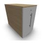 GUSTAVE CAISSON INDIVIDUEL H73,5 L43,2 P80 CM MELAMINE - CORPS TOP PORTE RI RI M