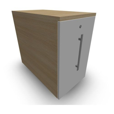 GUSTAVE CAISSON INDIVIDUEL H73,5 L43,2 P80 CM MELAMINE - CORPS TOP PORTE RI RI M
