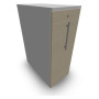 GUSTAVE CAISSON INDIVIDUEL H113,5 L43,2 P80CM CORPS & TOP MELAMINE  -PORTE MG MA