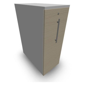 GUSTAVE CAISSON INDIVIDUEL H113,5 L43,2 P80CM CORPS & TOP MELAMINE  -PORTE MG MA