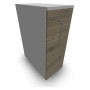 GUSTAVE CAISSON INDIVIDUEL H113,5 L43,2 P80CM CORPS & TOP MELAMINE  -PORTE MG R3