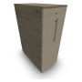 GUSTAVE CAISSON INDIVIDUEL H113,5 L43,2 P80CM CORPS & TOP MELAMINE  -PORTE R3 MA