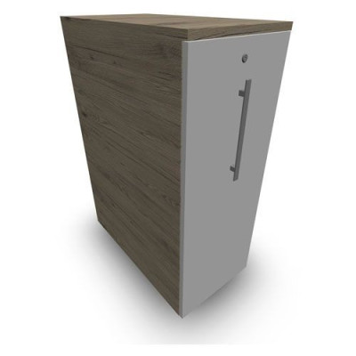 GUSTAVE CAISSON INDIVIDUEL H113,5 L43,2 P80CM CORPS & TOP MELAMINE  -PORTE R3 MG