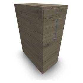 GUSTAVE CAISSON INDIVIDUEL H113,5 L43,2 P80CM CORPS & TOP MELAMINE  -PORTE R3 R3